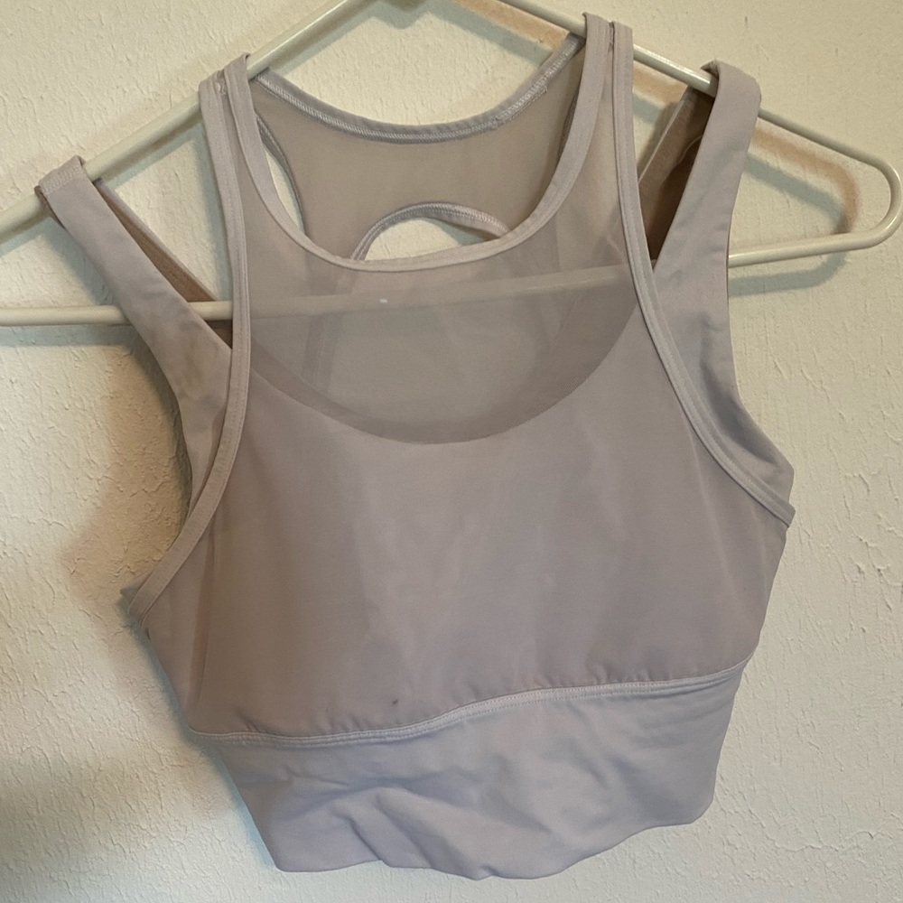 Lululemon High Neck Long Line Sports Bra